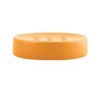 Spirella Soap Dish Stone Look Decorative Bathroom Soap Dish Tube Dimensions: 11 x 11 x 3 cm Matte Yellow