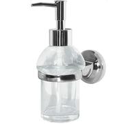 Spirella Soap Dispenser Glass & Chrome-Plated Steel Lagoon Transparent, Metal, White, One Size