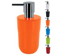 Spirella Soap Dispenser Liquid Soap Dispenser Capacity 7.5 x 7.5 x 16.5 cm - 300 ml - Orange