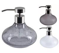 Spirella Soap Dispenser Mala Glass Liquid Soap Dispenser 270 ml Smoke