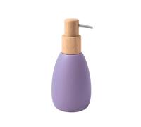 Spirella Sven soap dispenser made of polyresin 260 ml for an elegant and practical bathroom, ideal for everyday use and modern design, lavender, Polyrésine