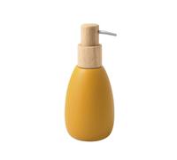 Spirella Sven soap dispenser made of polyresin 260 ml for an elegant and practical bathroom, ideal for everyday use and modern design, saffron, Resin