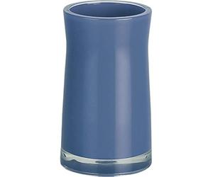 SPIRELLA Sydney Collection Toothbrush Holder Diameter 7 x 12 cm, Acrylic, Blue