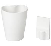 Spirella Tabletop Accessory Venus Glass White 1203595, White, Standard