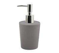 Spirella Takeo Soap Dispenser with Stainless Steel Pump Liquid Soap Dispenser Bamboo 200 ml Long-Lasting Environmentally Friendly and Robust Grey