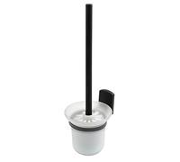 Spirella Taku Matt-Black Toilet Brush Holder, Matte Black