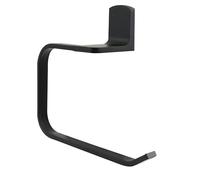 Spirella Taku Matt-Black Towel Holder, Matte Black