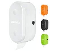 Spirella Toilet Roll Holder + Roll Holder "Cube" for Gluing or Drilling White