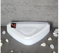 Spirella TRIX ACRYL Soap Dish White Dreieck-Design + Intensive High Shine Color