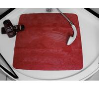 Spirella Trix Eco Shower Mat Red 55X55Cm. 100% Natural Rubber
