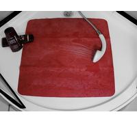 Spirella Trix Eco Shower Mat Red 55x55cm. 100% Natural Rubber