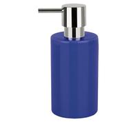 Spirella Tube Stoneware Soap Dispenser, Navy