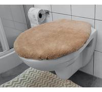 Spirella Uni Caramel Beige Toilet Seat Cover 19x20in. (47x50cm.)