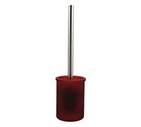 Spirella Yoko Toilet Brush with Hygienic Container Glass Red
