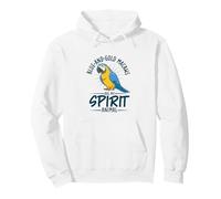 Spirit Animal Blue-and-Gold Macaw Pullover Hoodie