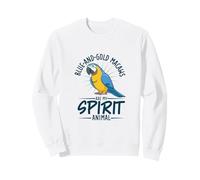 Spirit Animal Blue-and-Gold Macaw Sweatshirt