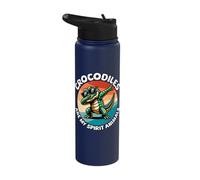 Spirit Animal Crocodile Stainless Steel Insulated Water Bottle