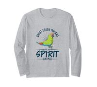 Spirit Animal Great Green Macaw Long Sleeve T-Shirt