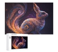 Spirit Animal Hare Jigsaw Puzzle, 1000 PCS, Indoor Activity for The Home, An Absorbing Project for Relaxed Weekends, for Family Fun