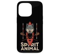 Spirit Animal Kayak Cross Wolf Case for iPhone 13 Pro