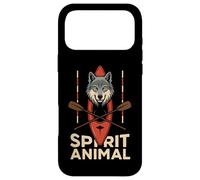 Spirit Animal Kayak Cross Wolf Case for iPhone 17 Pro Max
