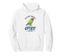 Spirit Animal Military Macaw Pullover Hoodie