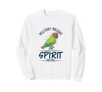 Spirit Animal Military Macaw Sweatshirt