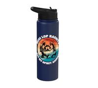 Spirit Animal Mini Lop Rabbit Stainless Steel Insulated Water Bottle