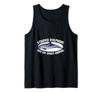 Spirit Animal Striped Dolphin Tank Top