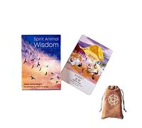 Spirit Animal Wisdom Tarot Cards,with bag,Firend Game,Fortune Telling Toys