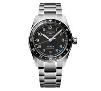Longines Black L3.802.4.53.6 Spirit Zulu Time Stainless-steel Automatic Watch 1 Size