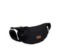 Spirit Bag Lightweight Nylon Crossbody Sling Bag Unisex, Black & Tan, 28 x 16 x 10 cm