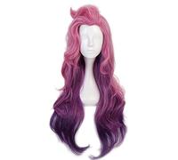 Spirit Blossom Ahri Cosplay wig Cosplay Women 70cm Long Curly Wave Wig Cosplay Anime Heat Resistant Synthetic Wigs Halloween