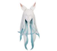 Spirit Blossom Ahri Long Wig With Ears Cosplay Costume Heat Resistant Synthetic Hair Carnival Party Wigs