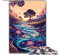 Spirit Blossom Landscape JigsawPuzzle 2000 Pieces for Adults, Challenging Game And Family Play Artists Collection, Fine Art for Age 14 Years Up (70x100cm)