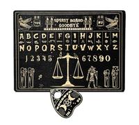 Spirit Board Decoration - Wooden Home Decoration, Board for Communication with Ghosts - for Living Room, Halloween, Holidays, Family Celebrations and Parties
