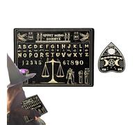 Spirit Board Game | Elegant Wooden Decorations - Board Game for Fortune Telling, for Living Room, Halloween, Holidays, Family Celebrations and Parties