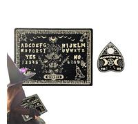 Spirit Board Game - Tools for Divination Made of Wood, Oracle Board, for Teenagers, Students, Home, Living Room, Halloween, Holiday Party