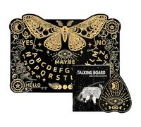 Spirit Board Game, Wooden Talking Spirit Board, Alphanumeric Ouijas Board Set, Divination Board Spirit Board, Message Board Party Games, Wooden Divination Tools for Party Family Gatherings Games