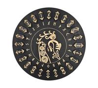 Spirit Board - Witch Rune Set, Wooden Decisioner Message Board with Letters | Spirit Decoration Board Game for Beginners, Multifunctional Craft Tools for Family