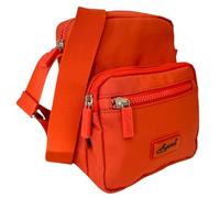Spirit Cabot Eco Friendly Polyester Waterproof Crossbody -Lightweight - Travel Bag - Multiple Sections & Adjustable Strap - Small Size (Flame Orange)
