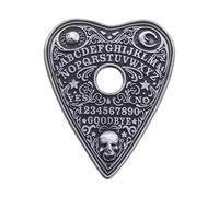 Spirit Communicator Ghost Board Planchette Enamel Pin Gothic Occult Badge For Jackets Bags Hats And Backpacks Durable Metal Lapel Pin Horror Collectible Alternative Gift 3cm x 4cm
