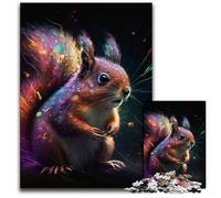 Spirit Dog Adult Jigsaw Puzzles 1000 Pieces Wooden Jigsaw Puzzles for Adults Perfect DIY Art Decor Or Birthday Gift 50x75CM/19.68x29.52inch