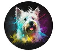 Spirit Dog Jigsaw Puzzles for Adults 1000 Piece Difficult Puzzles for Adults Gift DIY Fun Suitable for Home Living Room Office Decoration 1000pcs (67.5x67.5cm)