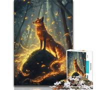 Spirit Fox Jigsaw Puzzles for Teenagers 1000 Piece Puzzle,Learning Educational Toy for Is Ideal As A Gift for The Whole Family (75x50cm)