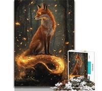 Spirit Fox Jigsaw Puzzles for Teenagers 1000 Pieces,Learning Educational Toy for Is Ideal As A Gift for The Whole Family (38x26cm)