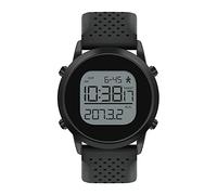 Spirit Gents Black Silicone Pedometer Digital Strap Watch ASP52