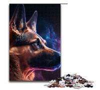 Spirit German Shepherd JigsawPuzzle Pieces for Adults Jigsaw Puzzles for Adults Perfect DIY Art Decor Or Birthday Gift 1000 PCS(75x50cm)
