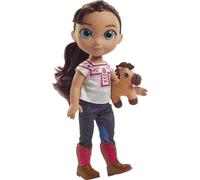 SPIRIT GXF93 Untamed Toddler Lucky Doll animaux, White, 14 inches