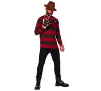 Spirit Halloween A Nightmare on Elm Street Freddy Krueger Sweater, Multicolored, XL
